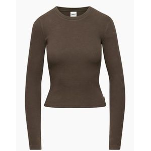 brown TNA homestretch long sleeve